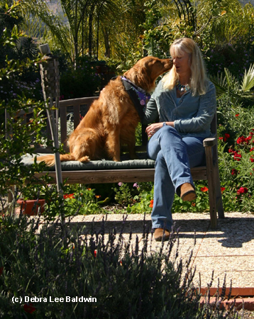 Cathy with dog cropped