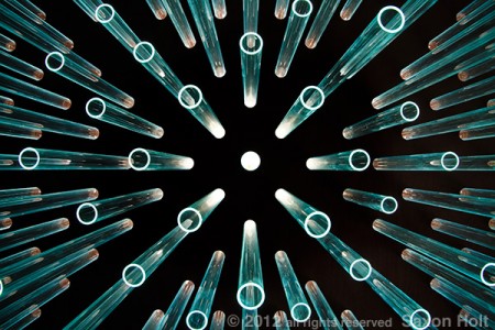  "SOL Grotto" light tubes from Solyndra in art exhibit