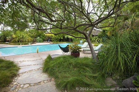 swimming pool in Merciari garden
